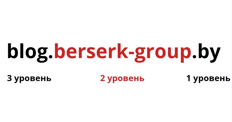 уровни домена